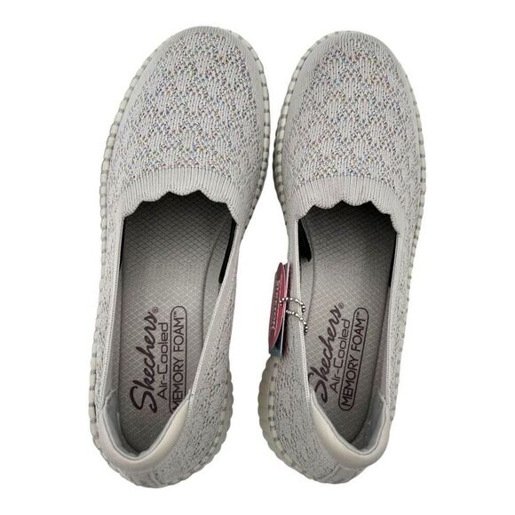 NWT Skechers Women's Wilshire Blvd Air-Cooled Memory Foam Athletic Shoes Tan 8.5 - Picture 6 of 15